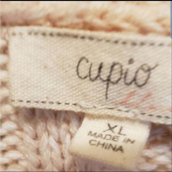 Cupio Long Sweater Cardigan Duster XL Open Wrap Bell Sleeve Aztec Boho Fairy - Picture 5 of 7